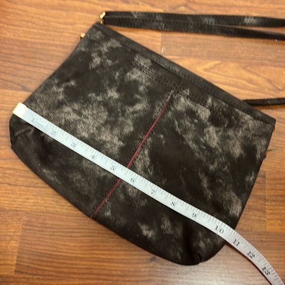 Hammitt  Brown Suede Crossbody Gold Tone Hardware Red Interior EUC - Picture 5 of 16
